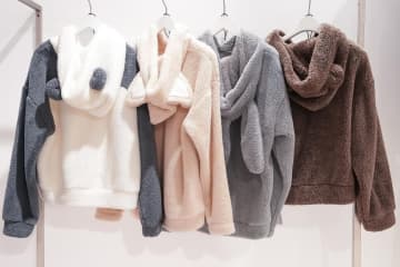 GU“パンダやウサギの耳付き”ルームウェア、アニマルアップリケのスウェットなど「マシュマロフィール」