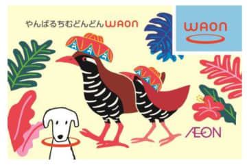 イオン琉球、「やんばるちむどんどんWAON」利用額の一部を寄付