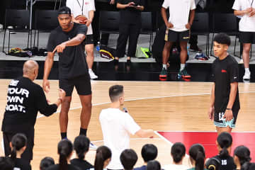 八村塁から次世代エース候補・白谷柱誠ジャックへ。世界で戦う技とマインドを伝授「大事なのは競争心」＜DUNKSHOOT＞