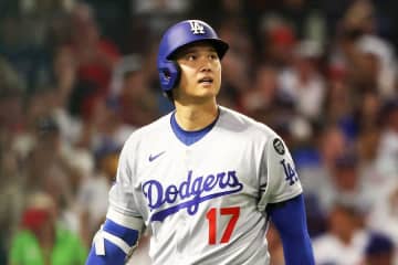 大谷44号直後、敵地放送席が“お知らせ”　「彼は野球をするために生まれてきた。そして…」止まぬ称賛