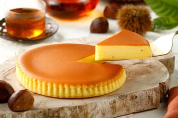チーズガーデン「和栗チーズケーキ」‟渋皮入り”和栗餡×濃厚チーズの秋限定ベイクドチーズケーキ