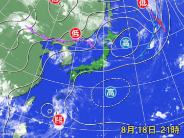 沖縄・奄美に熱帯低気圧接近　関東から東海では暑さが続く