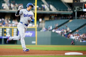 大谷翔平 6試合ぶりとなる44号は約186.5キロの衝撃弾！ ロバーツ監督「いかに価値ある存在かを物語っている」