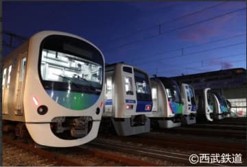 【西武鉄道】池袋線で活躍する10種類の車両が一同に集結！夜間の小手指車両基地で貴重な撮影会を9月に開催へ