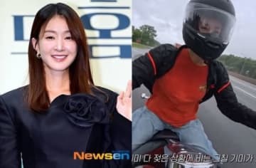 妊娠中にバイクで爆走…イ・シヨン、アメリカで長距離ツアーに参加「途中でお腹に痛みも」（動画あり）