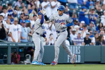 大谷44号の試合で米実況席が発見→「やはり！」　放送中なのについ気になってしまった珍光景とは
