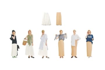 どんな靴にも似合う「着回しが続くシンプルなスカート」選び方