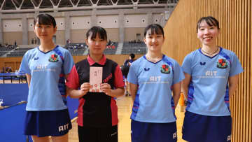 愛知工業大、愛知国スポ下し逆転優勝＜卓球・第32回AICHIフェスティバル/女子＞