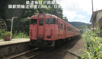 鉄道会社が路線廃止したい隣駅間輸送密度2,000人/日未満の全国リスト！