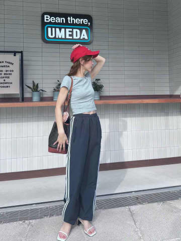 【adidas】ラインアイテムでつくる「スポーツMIXコーデ」