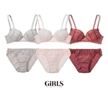 秋の新作♡GiRLS by PEACH JOHNの最新ブラセットが登場