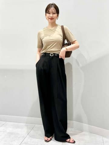 【GU】初秋まで使える♡「ベロアTコーデ」