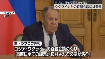ラブロフ外相、露ウクライナ首脳会談の早期実施を“否定”「事前に全ての課題検討すべき」