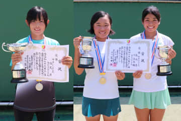 【全国中学生テニス選手権】女子個人戦シングルスは塩見渚、ダブルスは川合奈緒／寺内慈が優勝を飾る！＜SMASH＞