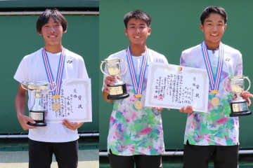 【全国中学生テニス選手権】男子個人戦シングルスは遠藤栞吾、ダブルスは川端琥南／北村斗輝が優勝を飾る！＜SMASH＞