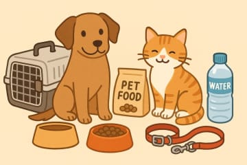 ミニセミナー「ペットと避難するには･･･」8月30日（土）開催のお知らせ　今だから考えてみませんか？