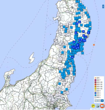 【速報】東北、関東で地震　M5.4　最大震度3　震源は宮城県沖