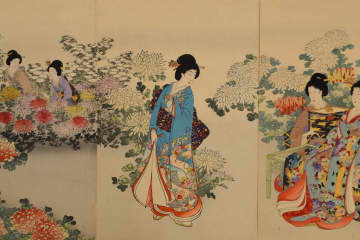 楊洲周延“大奥の女性”華やかに描いた浮世絵全40組を一挙公開、企画展「千代田の大奥」東京で
