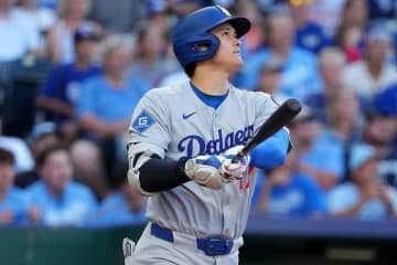 【MLB】大谷翔平「1番DH」スタメン　激戦必至の首位攻防戦、ダルビッシュ有から2試合ぶり45号アーチなるか
