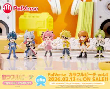 「カラフルピーチ」じゃぱぱや、のあ含む全11名をデフォルメフィギュア化！手のひらサイズで可愛い「PalVerse」が予約受付中
