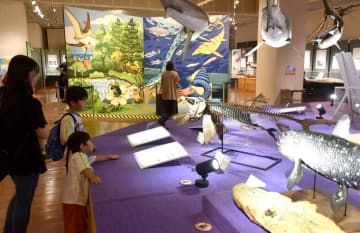 恐竜時代の動植物紹介　茨城県自然博物館で企画展　化石にスポット当てる