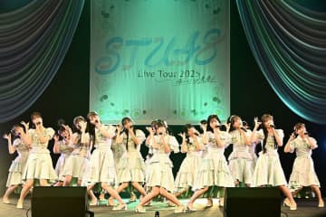 ＳＴＵ４８新井梨杏　広島公演で初センターに涙声「夢にも思ってなかった」