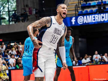 ザック・オーガストが28得点の活躍…NBA組不在のアメリカがバハマを下して白星発進