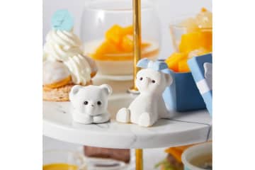キュートなテディベアをのせた夏色スイーツが登場！銀座の洋菓子店で
