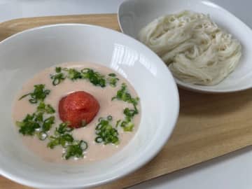 「ムフゥ……」おいしすぎてため息！【明太クリームつけそうめん】夏が終わるまでに食べてほしいレシピ