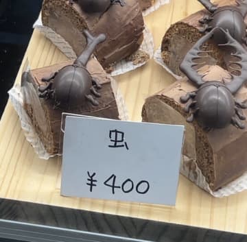 「もっとこう…あるだろ！」ケーキ屋さんの正直すぎる商品名にツッコミの嵐！リアルな昆虫ケーキの名前はまさかの…