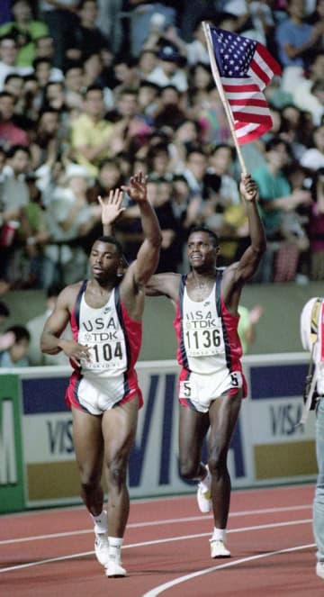 ＜あのころ＞ルイスが世界新で優勝　34年前の8月25日