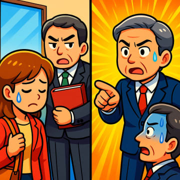 職場のモラハラ…「子育てしてないから残業しろ」理不尽上司の要求→部長の一言で撃沈【短編小説】