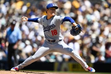 山本由伸、逆転被弾に怒りの叫び　9番打者に痛恨2ラン…敵地パドレスファン大盛り上がり