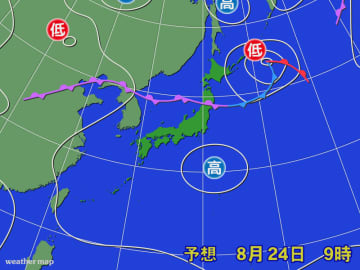 東北北部は前線の影響残る　全国的に気温高めで体温並みの所も