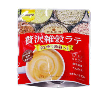 朝食キャンセル界隈に 「飲む朝食 贅沢雑穀ラテ」 健翔