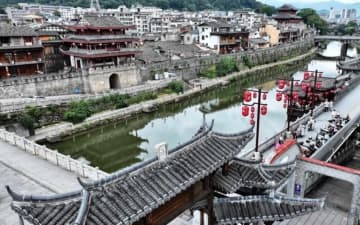 国家歴史文化名城に指定、福建省長汀県の古趣あふれる客家の街並み―中国