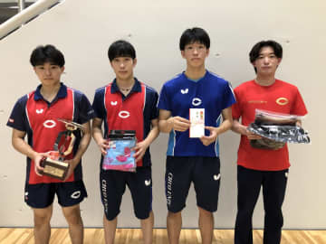 青山、前出、道廣の中央大B、男子Aブロックで初優勝飾る＜第17回関東学生卓球チームカップAブロック＞