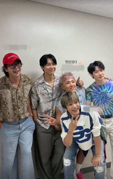 “ゴルフ仲間”のイ・スンギ＆チャン・グンソク、FTISLANDのイ・ホンギの応援に駆けつけた！【PHOTO】