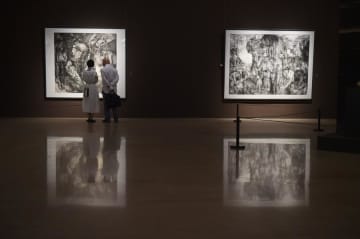 中国美術館で戦勝80周年記念美術展　北京市