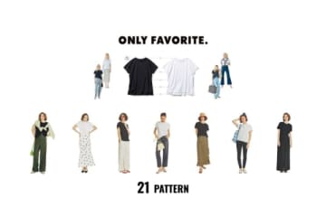 どう着回してもスタイルよく見える「減点がない無地Tシャツ」コーディネート実例