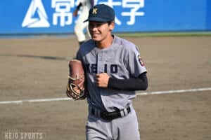 p【野球】茨城で慶大勢が投打で躍動！東京六大学野球オールスター戦2025 in 茨城　試合後インタビュー/p