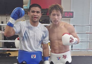 井上尚弥がタパレスと最後のスパーリング　アフマダリエフ戦へ「最高の準備ができました！」