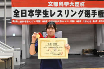 ＜レスリング＞【2025年全日本学生選手権・特集】負傷を乗り越えて1年生チャンピオンへ、兄・小野正之助を追う小野こなみ（日体大）