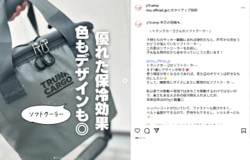 コンパクトで持ちやすい！トランクカーゴのソフトクーラーがアウトドアにおすすめ！
