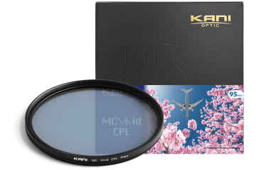 “記憶色”を鮮やかに再現するCPLフィルター「KANI Premium Vivid CPL」に95mm径が追加