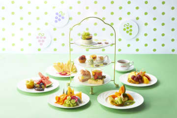 【タカノフルーツパーラー新宿本店】9月はシャインマスカットやぶどうが主役！『タカノフルーツ 水玉ぶどう～シャインマスカット～』が提供開始