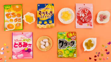 ファミマ「グミの日」に合わせ、グミ新商品5種を8月26日に発売。さまざまなフレーバーや食感が楽しめる