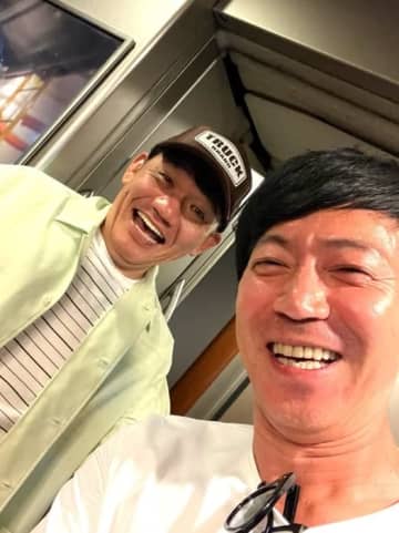 東MAX、ずん・飯尾和樹と新幹線でばったり遭遇「35年前からの同志」