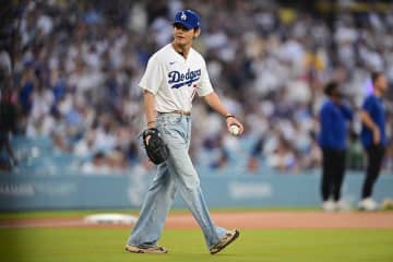 ド軍戦に来た世界的スターが「必ず会いたい」と切望　大谷でも山本でもない選手との共演が「可愛すぎる」