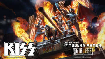 「World of Tanks Modern Armor」に「KISS」が登場！　人気ロックバンドと共に「メタルフェス 2025」を開催限定車長や車輌、カスタマイズアイテムが獲得できる